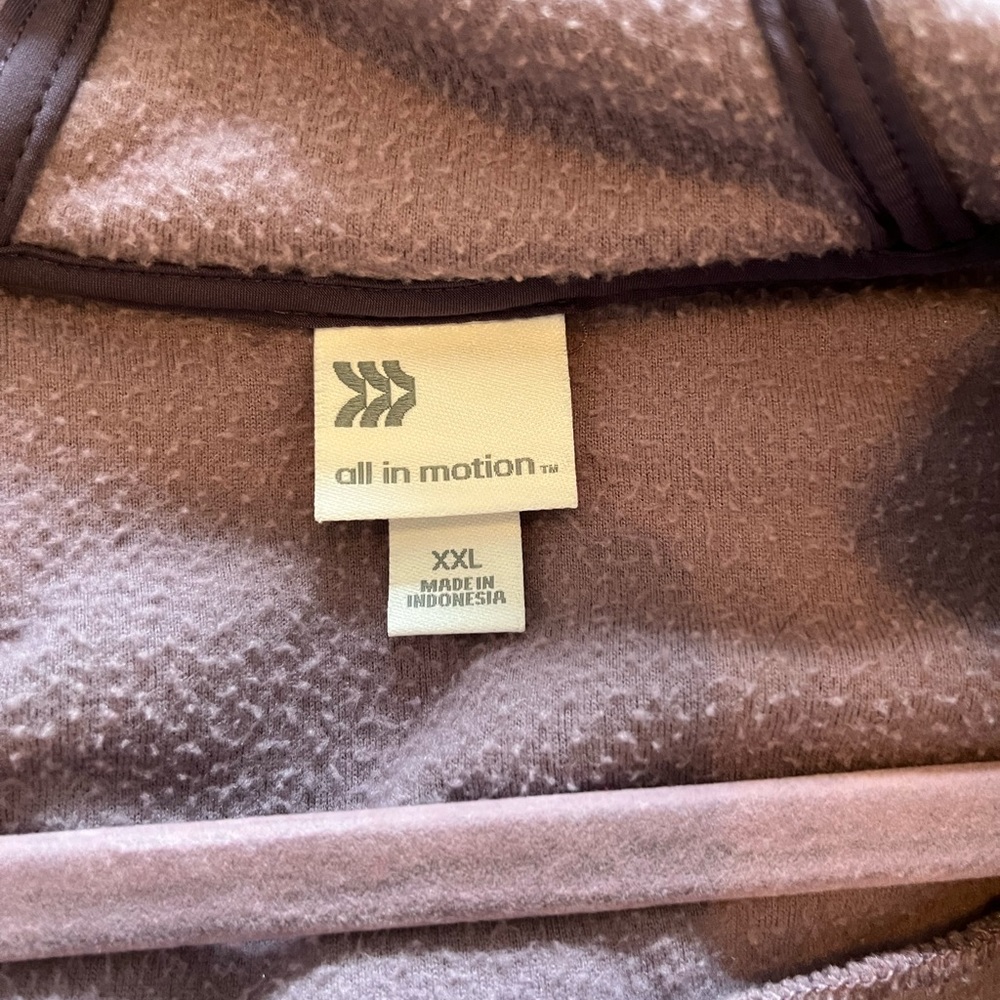 All In Motion - Half Zip Up Fleece Hoodie - Picture 4 of 7